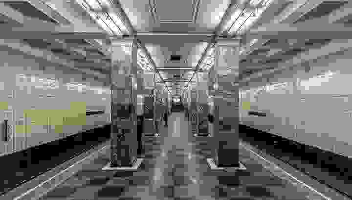 На красной ветке метро остановилось движение из-за пассажира в тоннеле