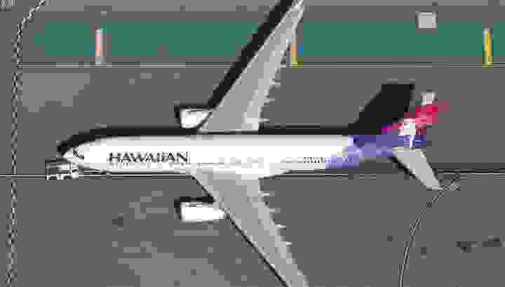 Пассажирский борт совершил аварийную посадку на Гавайях
